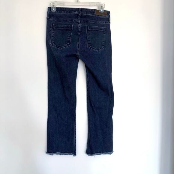 Parker Smith Crop Straight Jeans Size 2 26 Medium Wash Stretch Denim - Picture 5 of 12